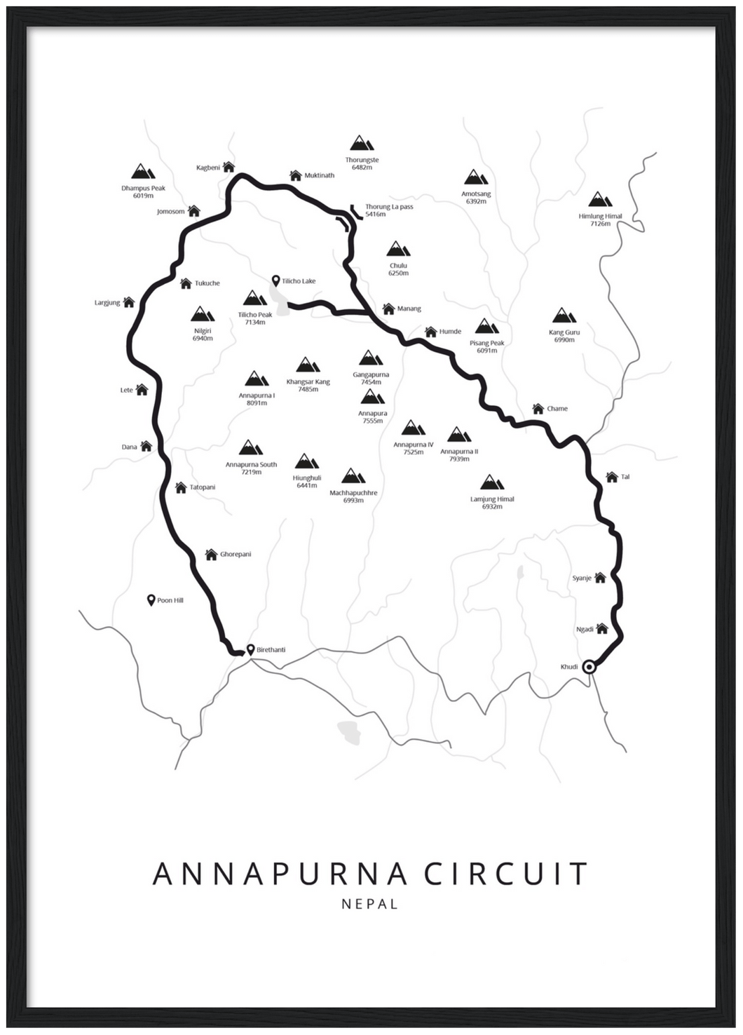 Annapurna Circuit poster