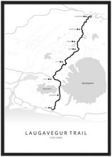 Afbeelding in Gallery-weergave laden, Laugavegur (tot Skogar) poster