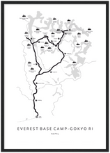 Afbeelding in Gallery-weergave laden, Everest Base Camp - Gokyo Ri poster