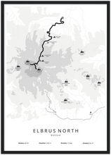 Afbeelding in Gallery-weergave laden, Elbrus North poster