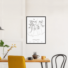 Afbeelding in Gallery-weergave laden, Santa Cruz poster
