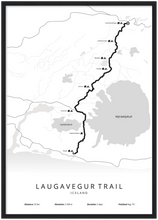 Afbeelding in Gallery-weergave laden, Laugavegur (tot Skogar) poster