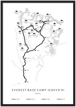 Afbeelding in Gallery-weergave laden, Everest Base Camp - Gokyo Ri poster