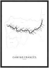 Afbeelding in Gallery-weergave laden, Camino Frances Poster