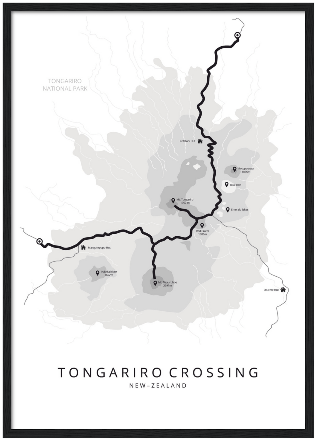 Tongariro Crossing poster