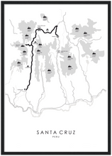 Afbeelding in Gallery-weergave laden, Santa Cruz poster