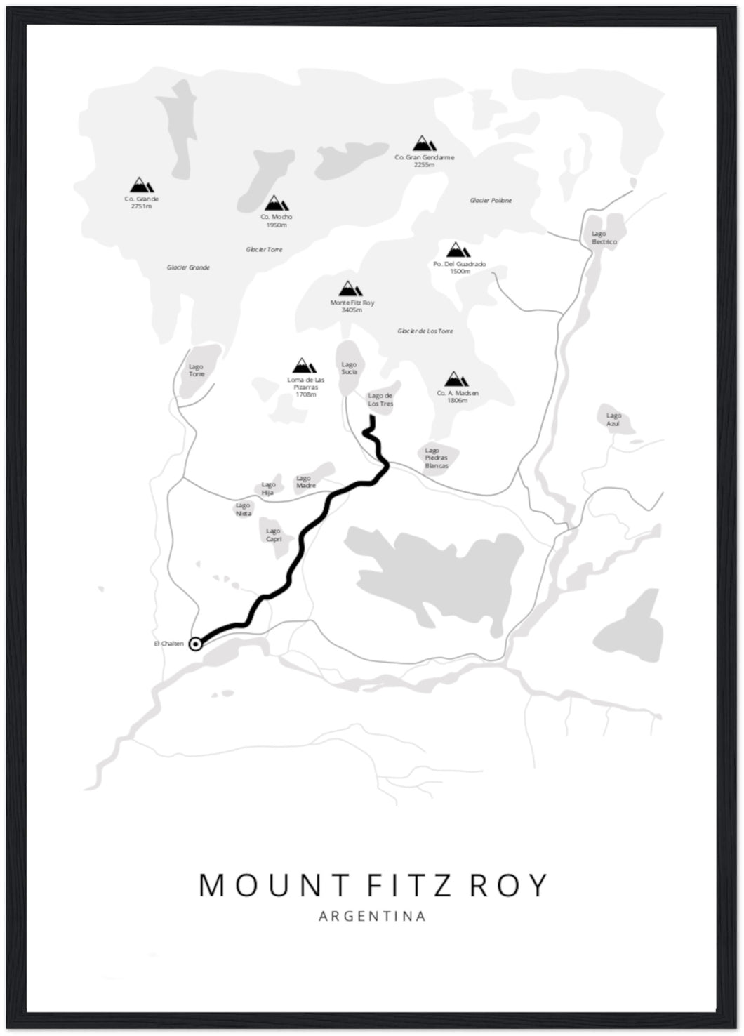 Mount Fitz Roy poster