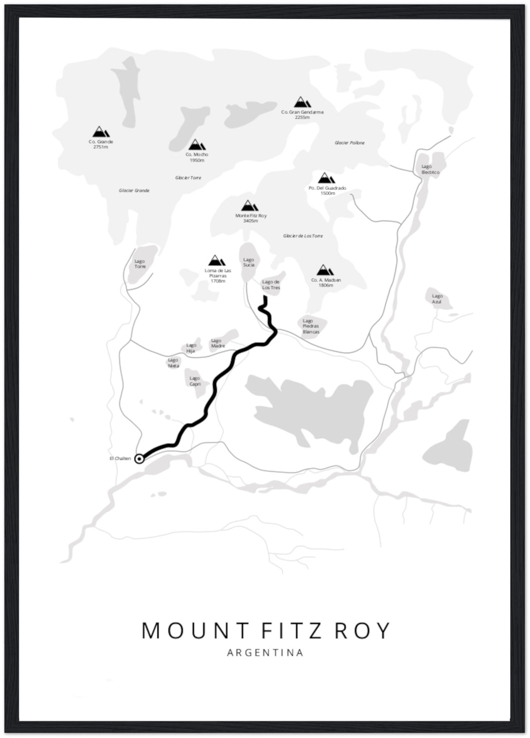 Mount Fitz Roy poster