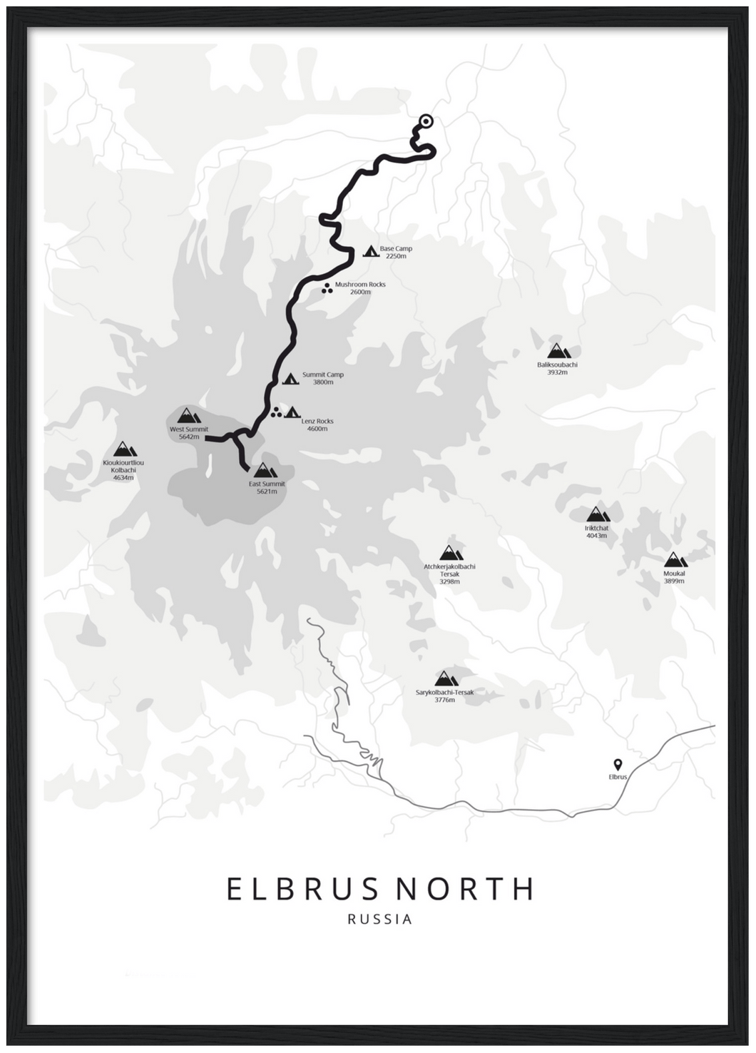 Elbrus North poster