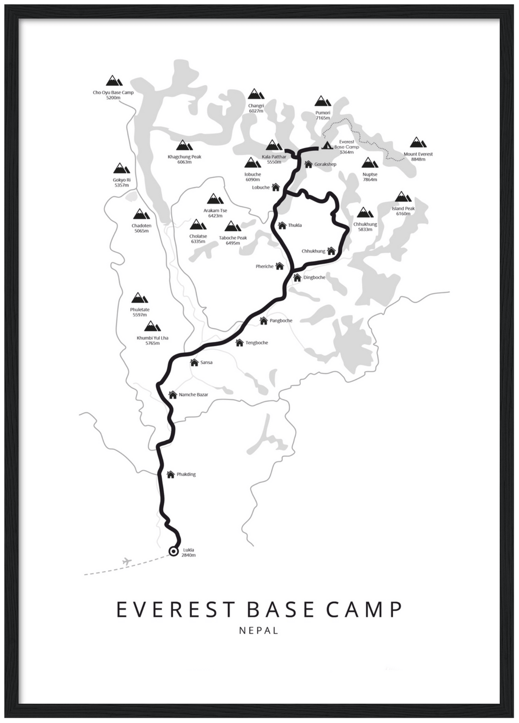 Everest Base Camp poster
