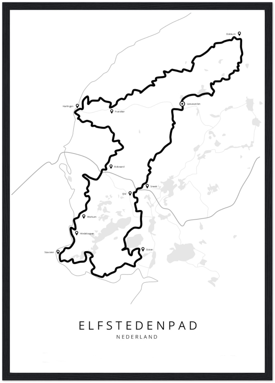 Elfstedenpad poster