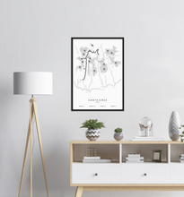 Afbeelding in Gallery-weergave laden, Santa Cruz poster

