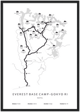 Afbeelding in Gallery-weergave laden, Everest Base Camp - Gokyo Ri poster
