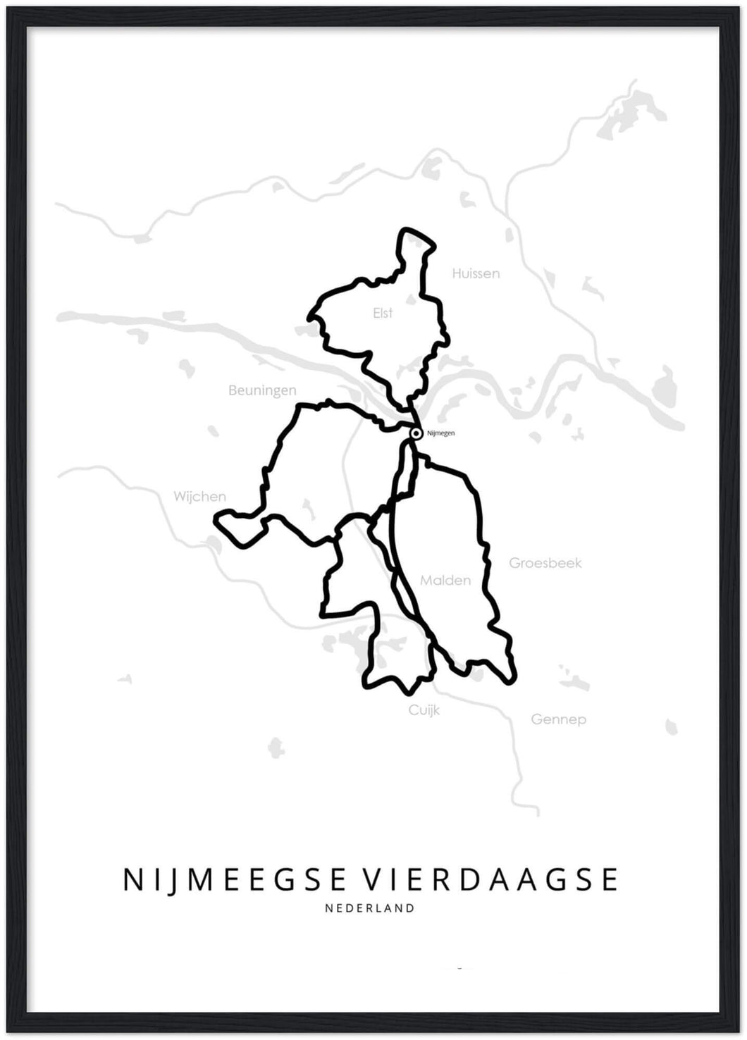 Nijmeegse Vierdaagse poster (4x40)