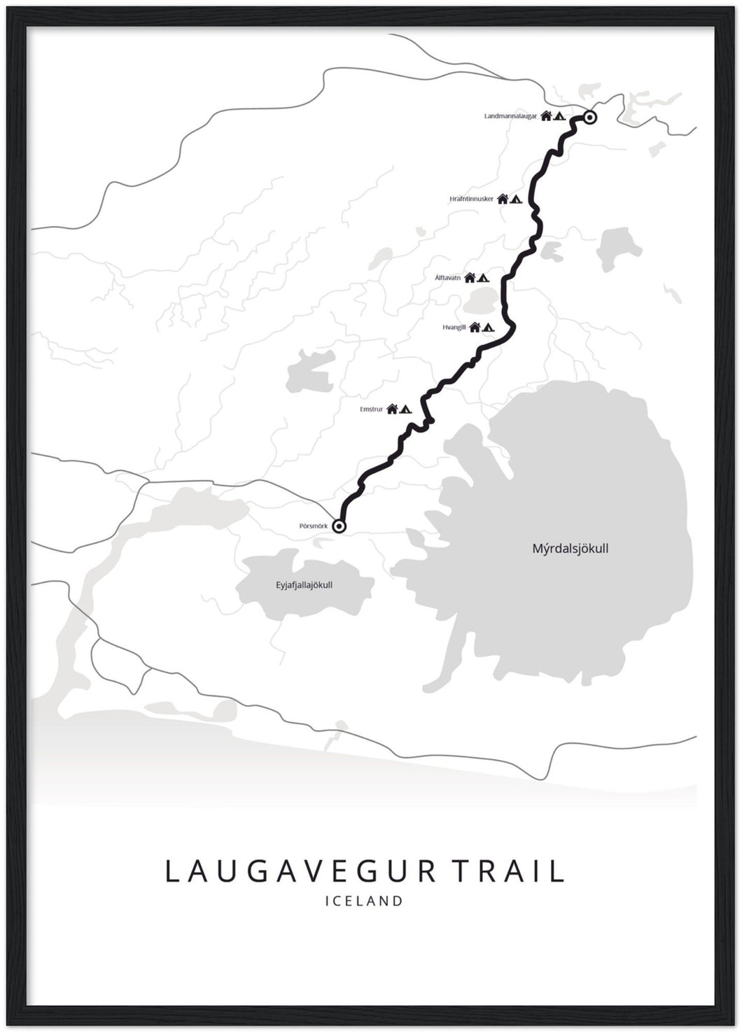 Laugavegur (tot Porsmork) poster
