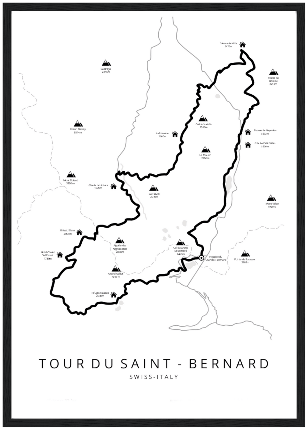 Tour du Saint Bernard poster